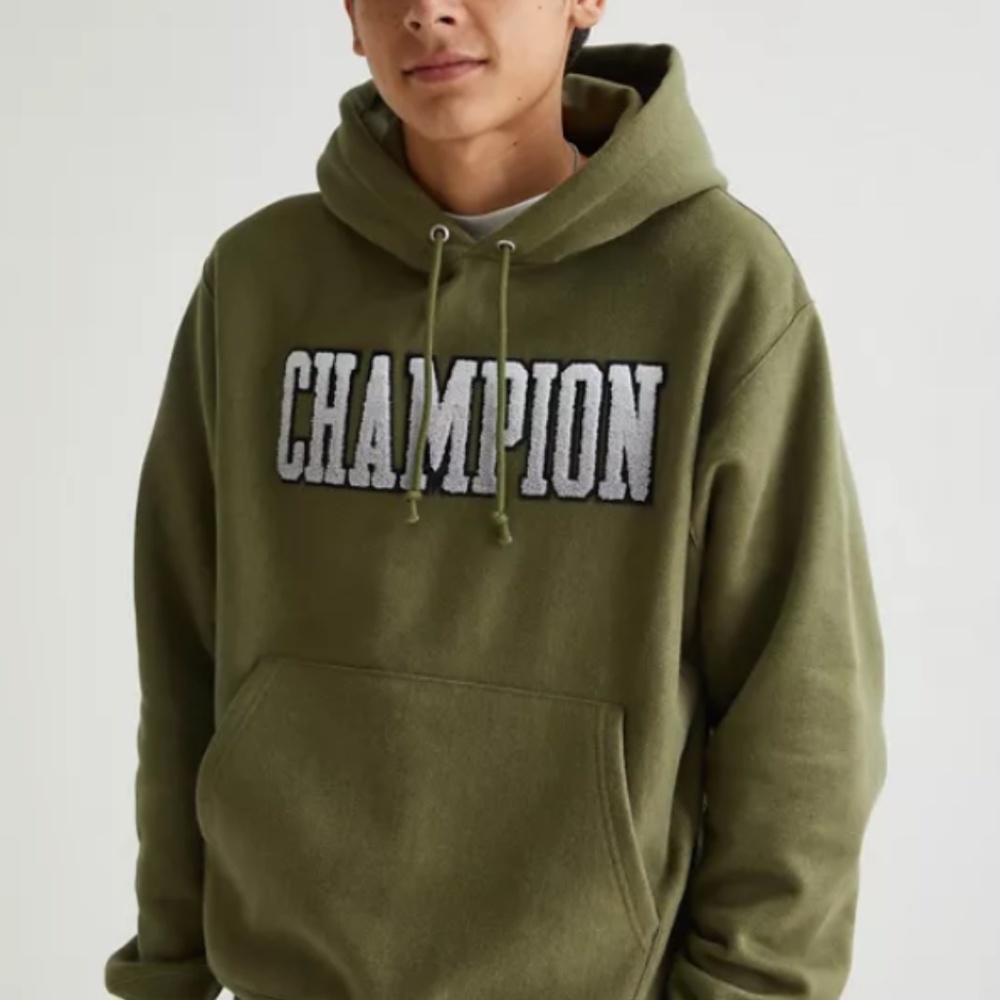 Urban Outfitters Champion Gradient Collegiate Logo Hoodie Sweatshirt